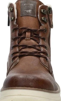 Mustang Veterschoenen Hoog Cognac Hot