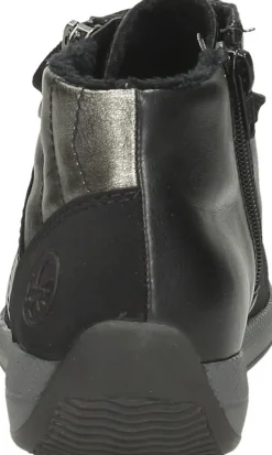 Rieker Veterschoenen Hoog Zwart Fashion