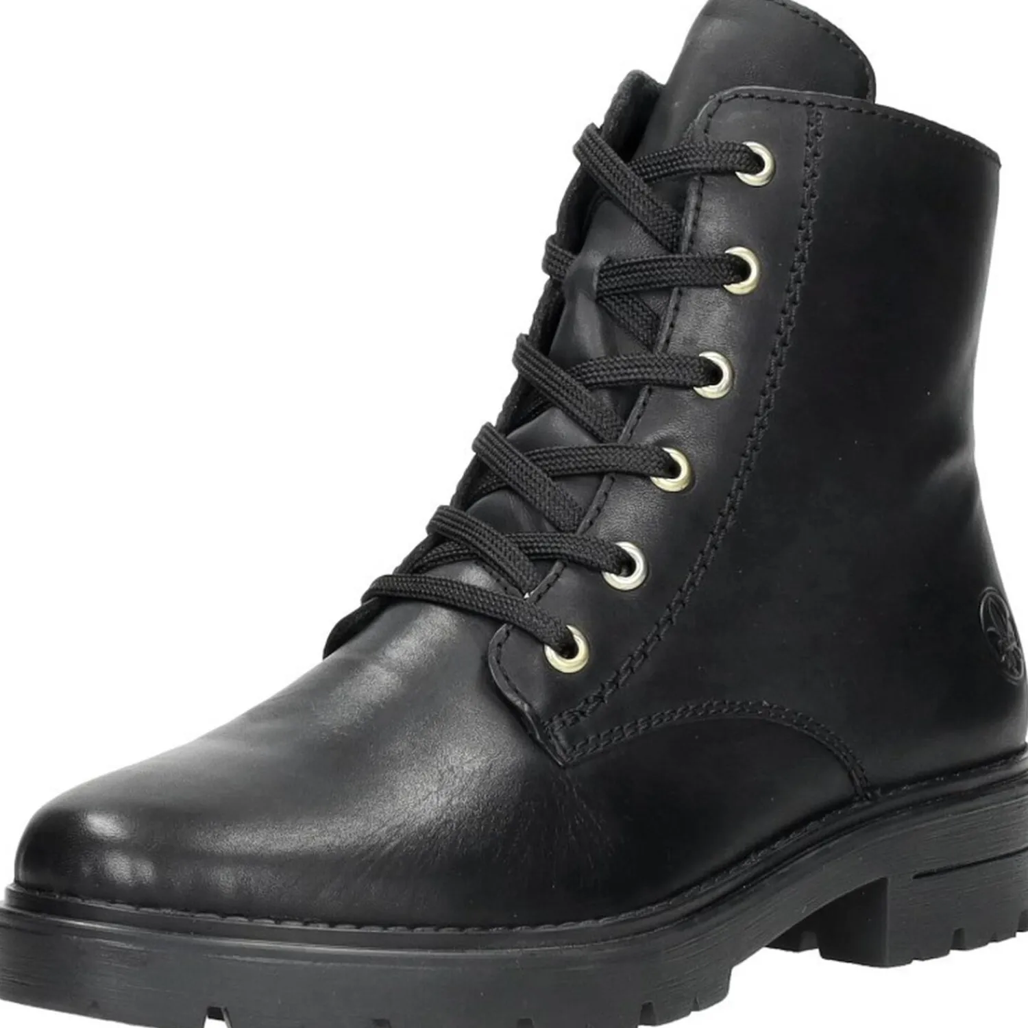 Rieker Veterschoenen Hoog Zwart Fashion