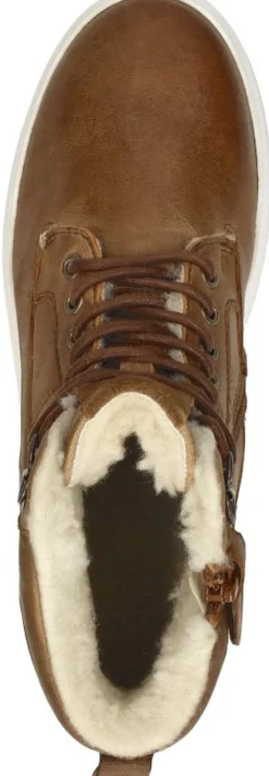 Sub55 Veterschoenen Hoog Cognac Clearance