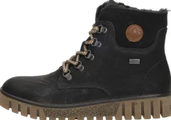 Rieker Veterschoenen Hoog Zwart Online