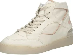 Mjus Veterschoenen Hoog Gebroken wit Best