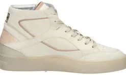 Mjus Veterschoenen Hoog Gebroken wit Best