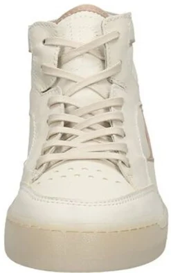 Mjus Veterschoenen Hoog Gebroken wit Best