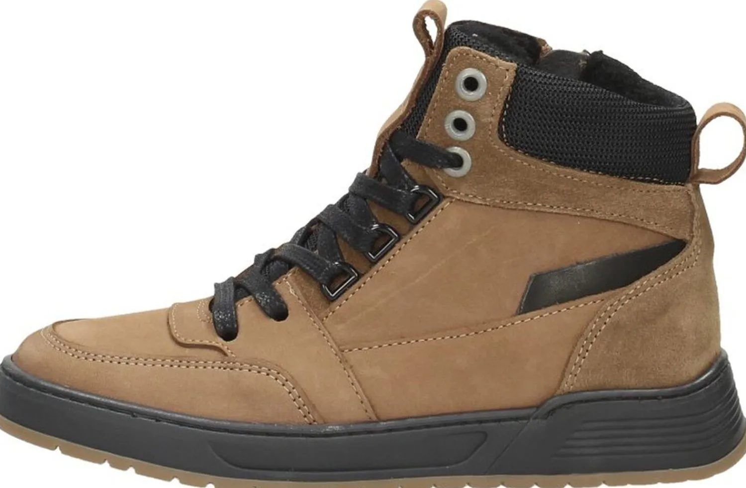 Sub55 Veterschoenen Hoog Cognac Hot
