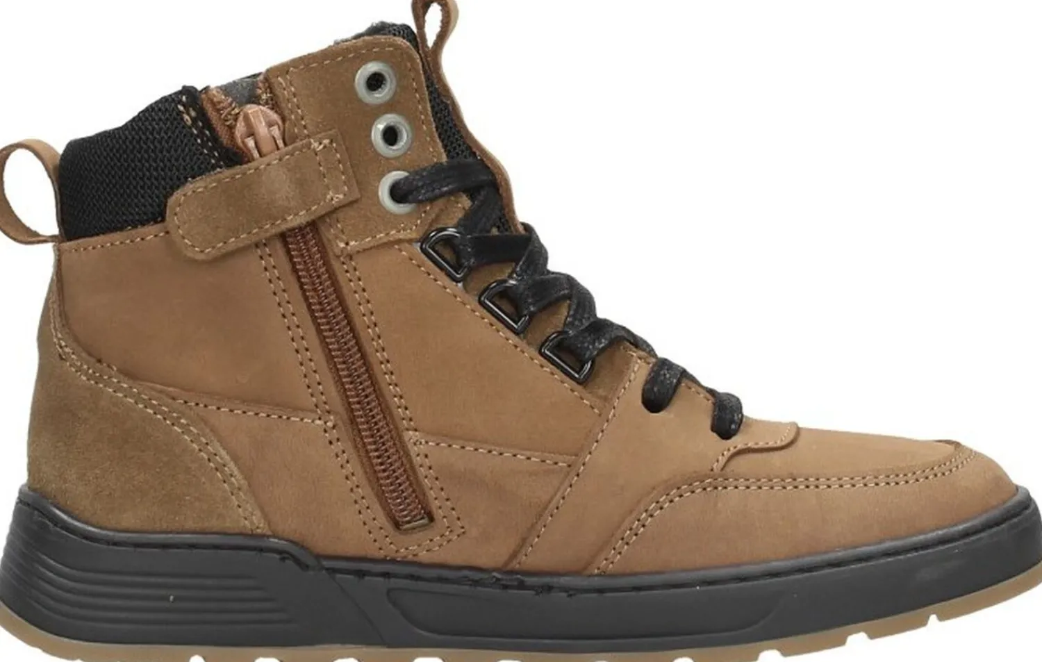 Sub55 Veterschoenen Hoog Cognac Hot