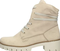 Rieker Veterschoenen Hoog Beige Outlet
