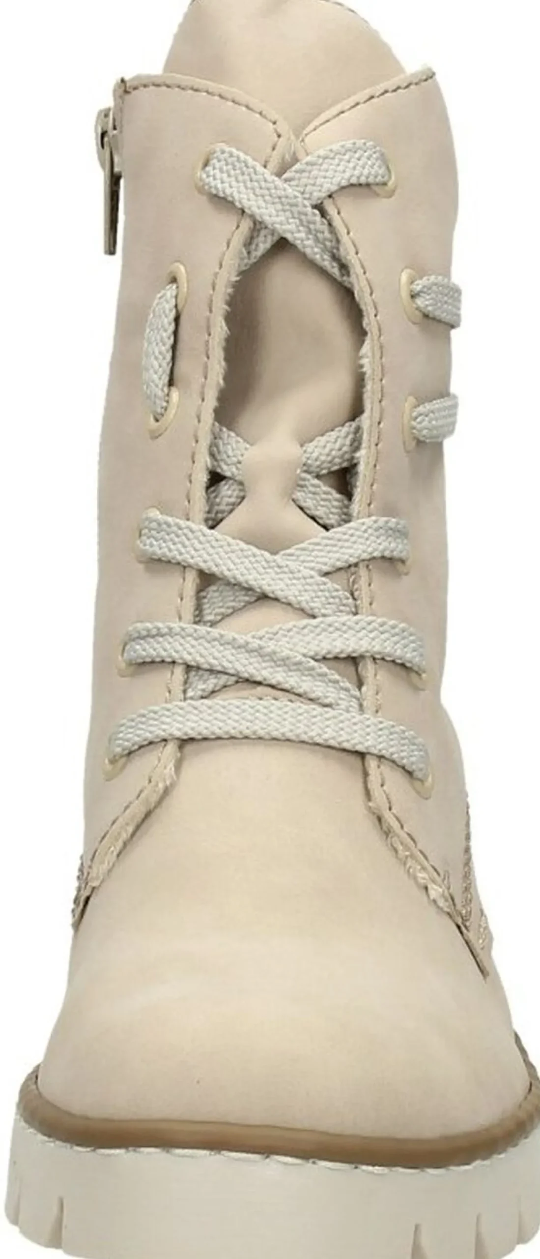 Rieker Veterschoenen Hoog Beige Outlet