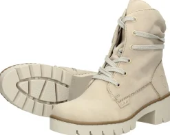 Rieker Veterschoenen Hoog Beige Outlet