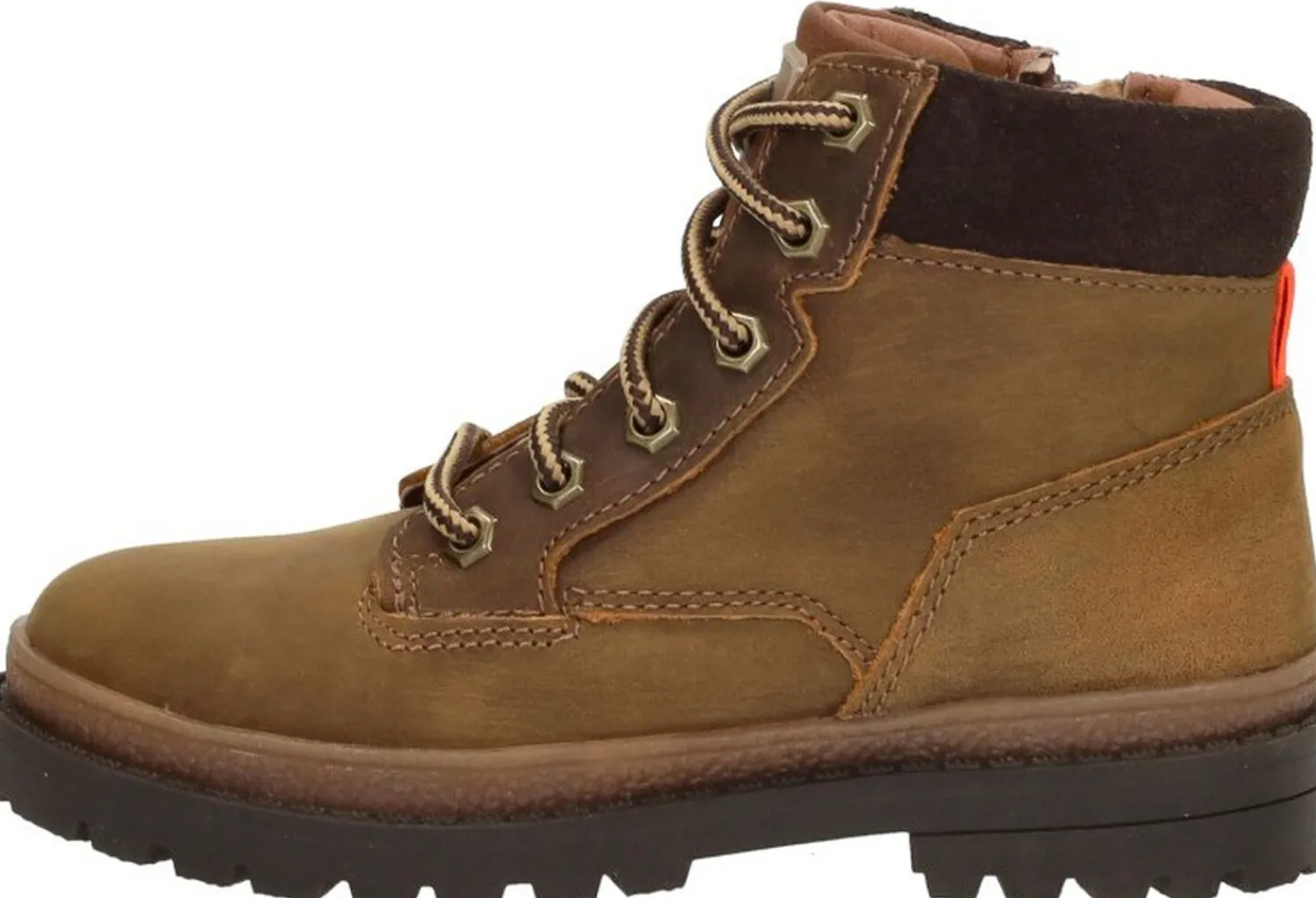 Keq Veterschoenen Hoog Cognac Online
