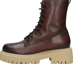 Tamaris Veterschoenen Hoog Donkerbruin Sale