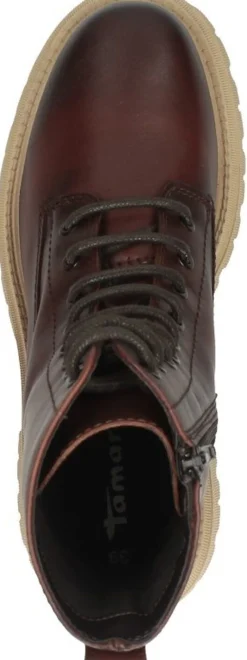 Tamaris Veterschoenen Hoog Donkerbruin Sale