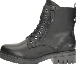 Mustang Veterschoenen Hoog Zwart Clearance