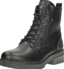 Mustang Veterschoenen Hoog Zwart Clearance