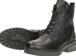 Mustang Veterschoenen Hoog Zwart Clearance