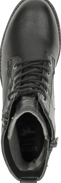 Mustang Veterschoenen Hoog Zwart Clearance