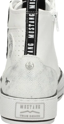 Mustang Veterschoenen Hoog Wit Outlet