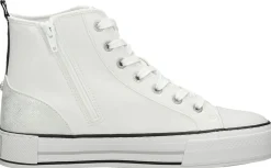 Mustang Veterschoenen Hoog Wit Outlet