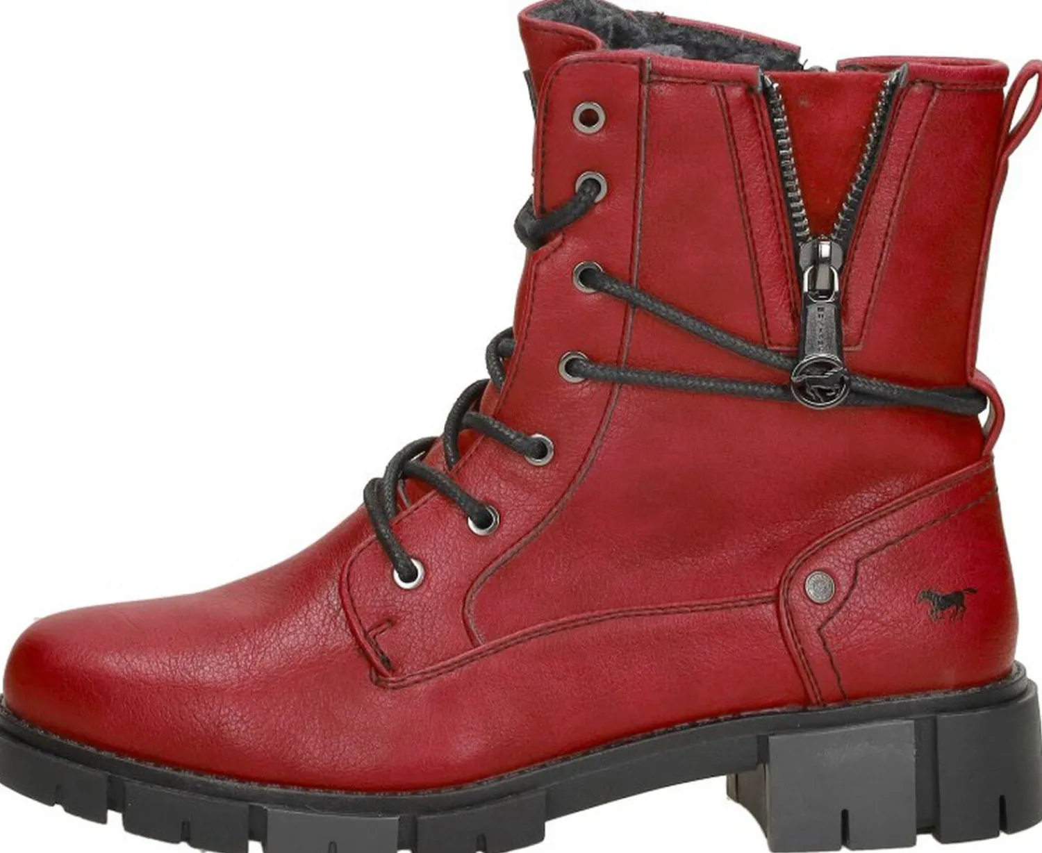 Mustang Veterschoenen Hoog Rood Outlet