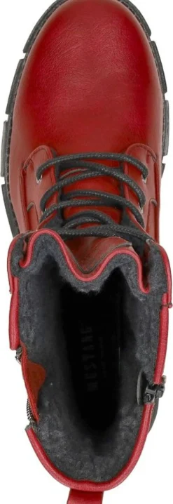 Mustang Veterschoenen Hoog Rood Outlet