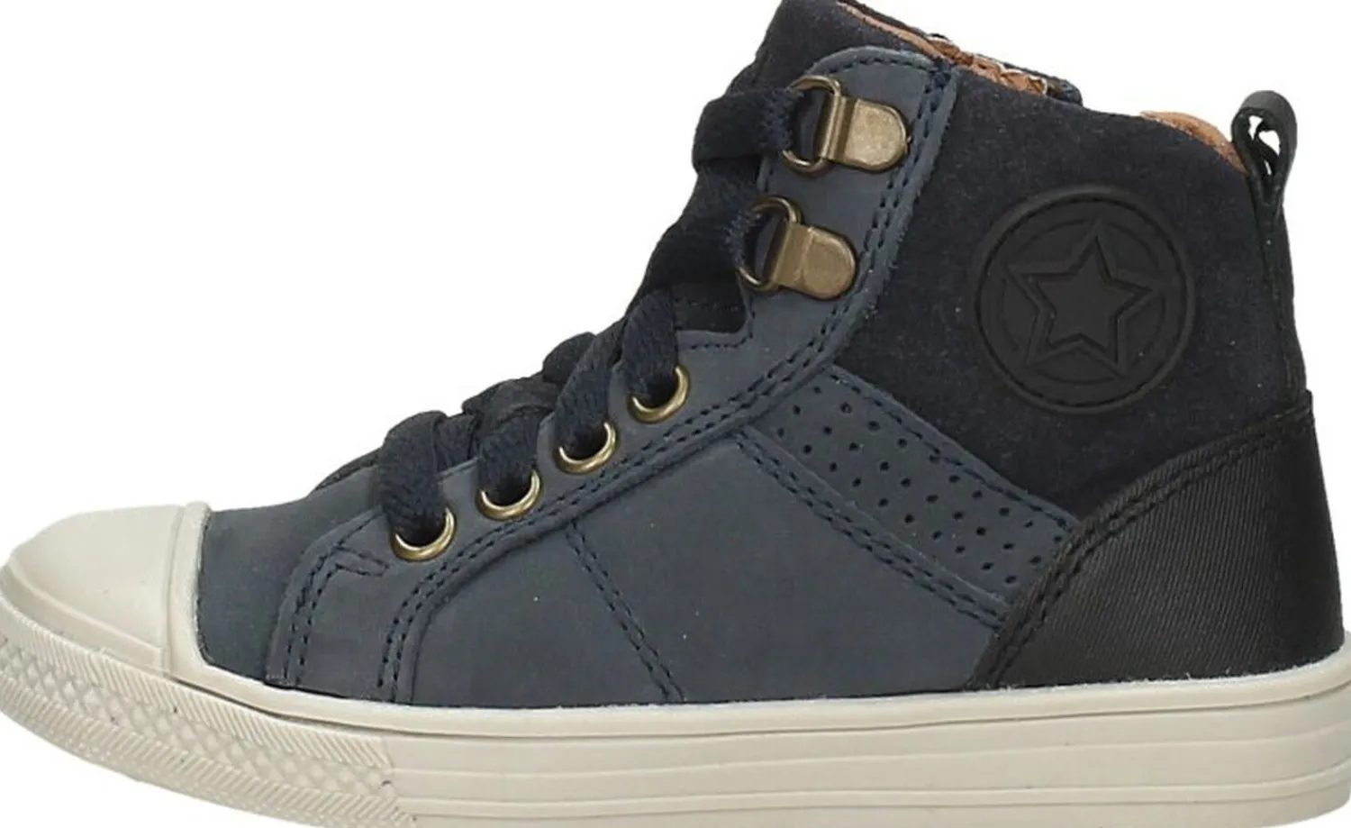 Keq Veterschoenen Hoog Blauw Hot