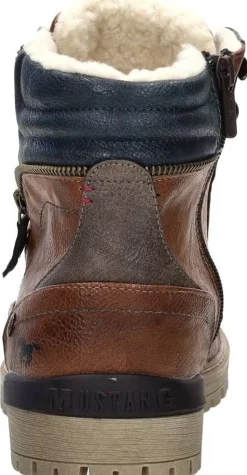 Mustang Veterschoenen Hoog Cognac Online