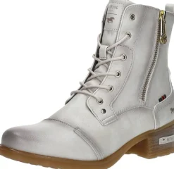 Mustang Veterschoenen Hoog Gebroken wit Sale