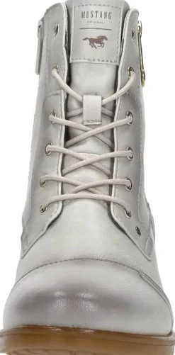 Mustang Veterschoenen Hoog Gebroken wit Sale