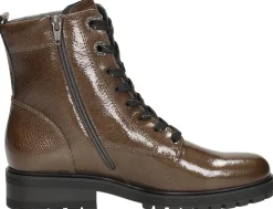 Gabor Veterschoenen Hoog Bruin croco lak Online