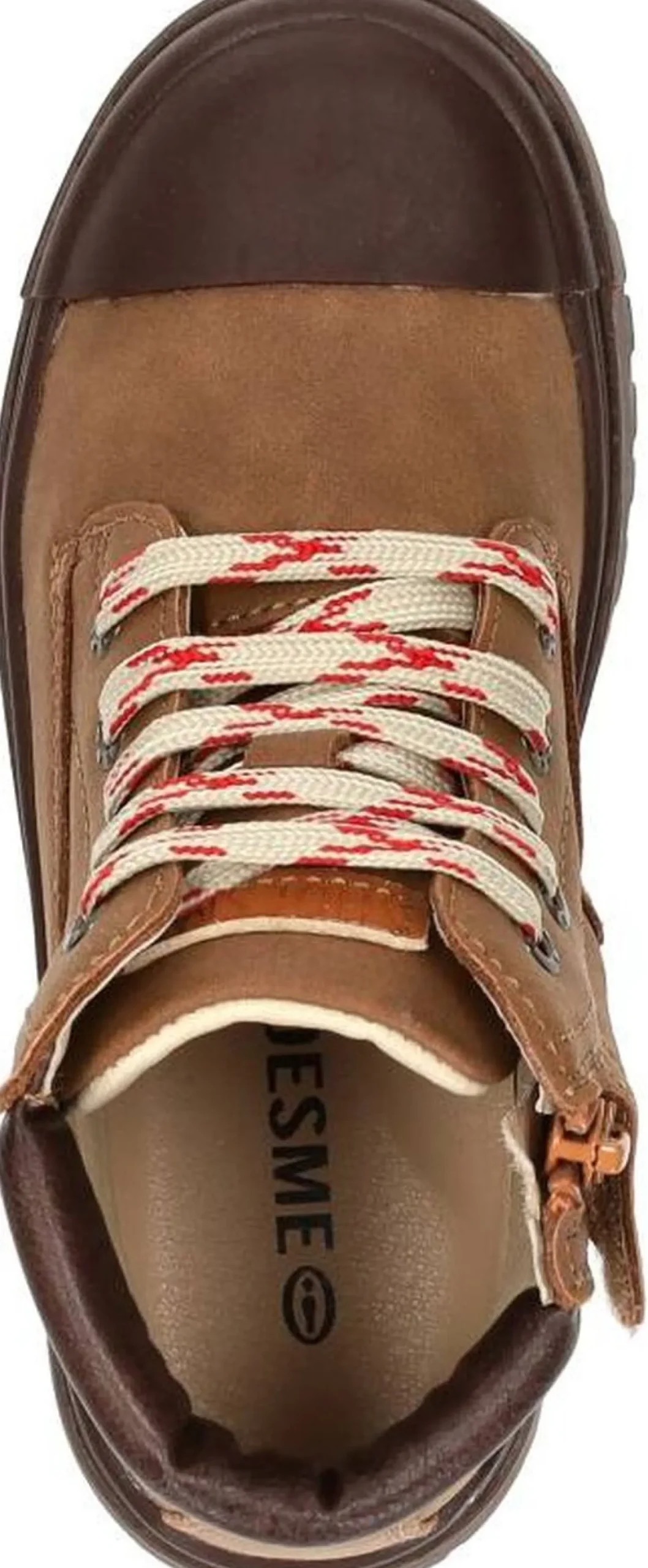 Shoesme Veterschoenen Hoog Cognac Best