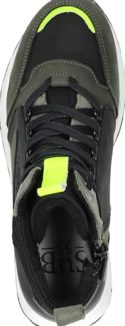 Sub55 Veterschoenen Hoog Groen Fashion