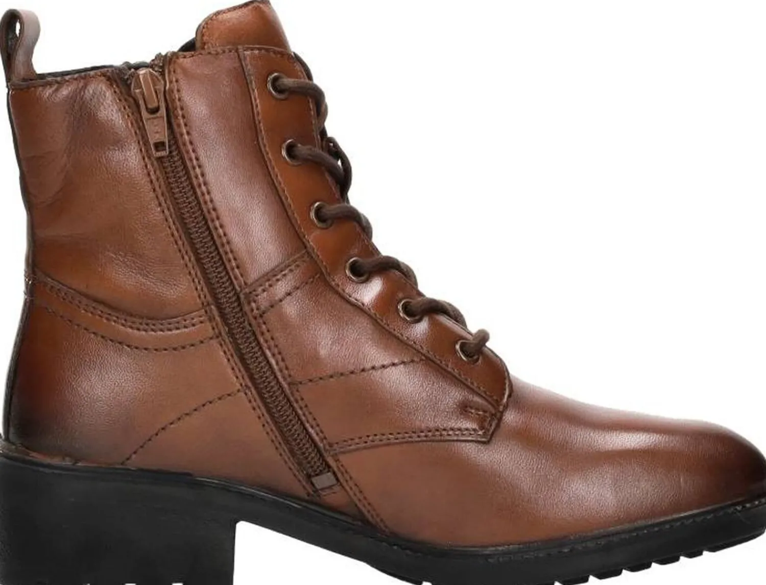 Sub55 Veterschoenen Hoog Cognac Online
