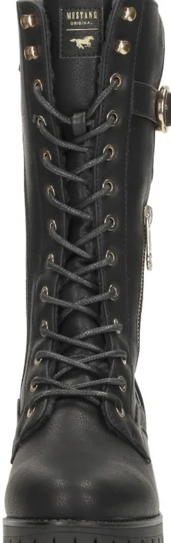 Mustang Veterschoenen Hoog Zwart Best