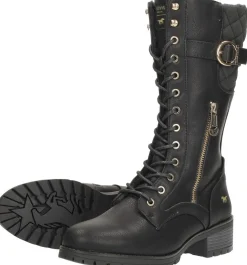 Mustang Veterschoenen Hoog Zwart Best