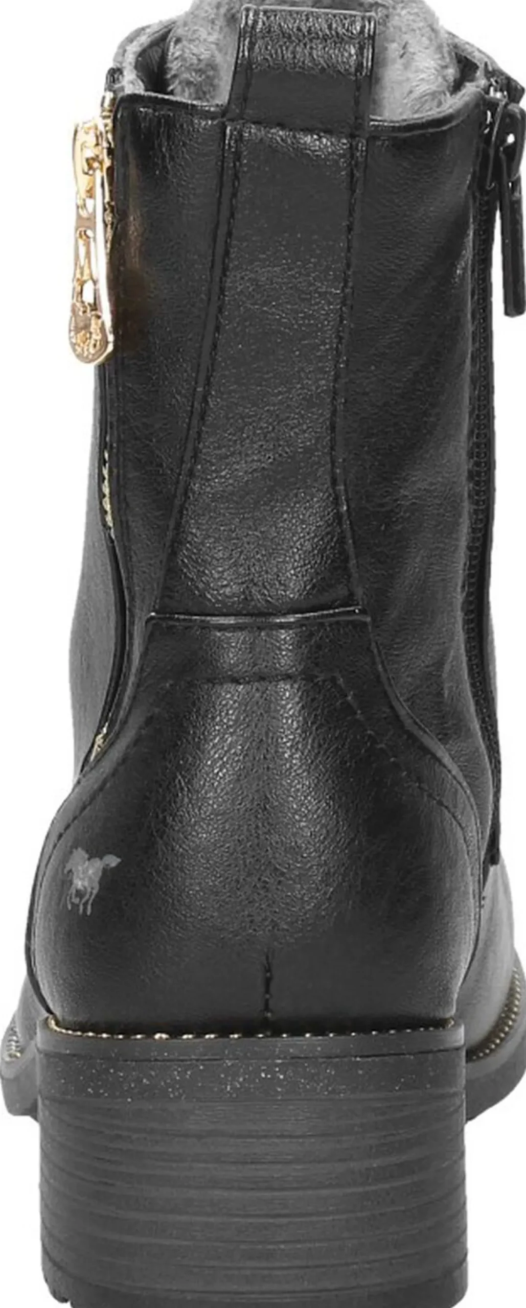 Mustang Veterschoenen Hoog Zwart New