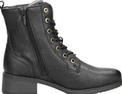 Mustang Veterschoenen Hoog Zwart New