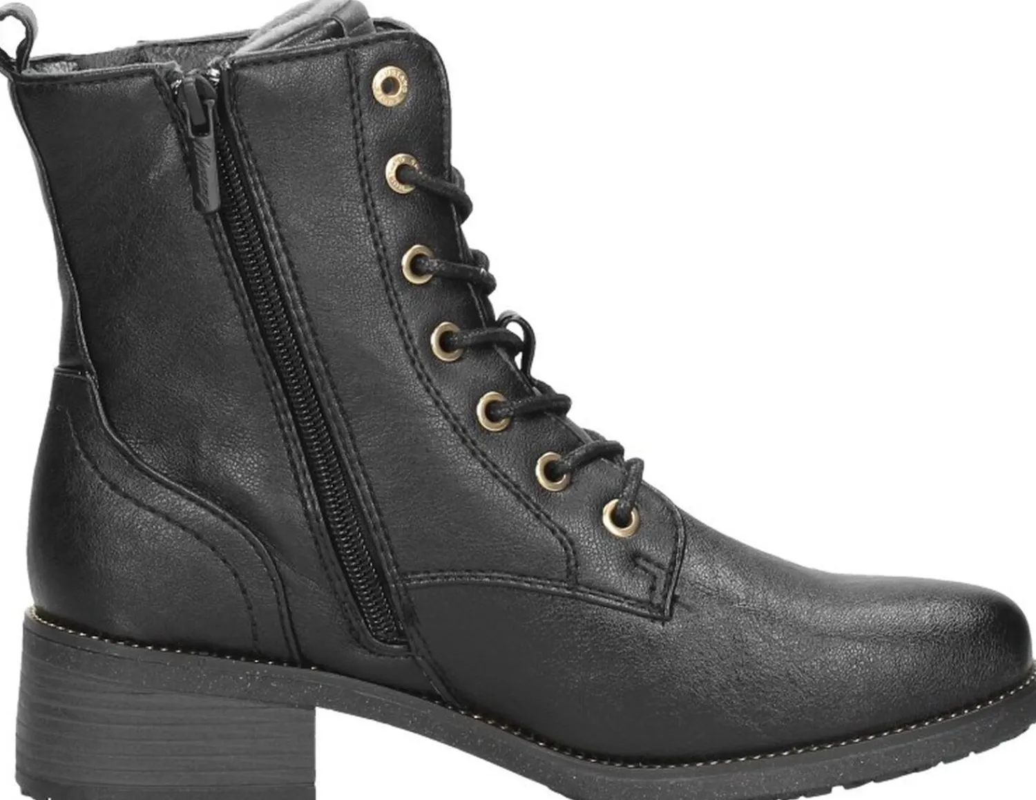 Mustang Veterschoenen Hoog Zwart New