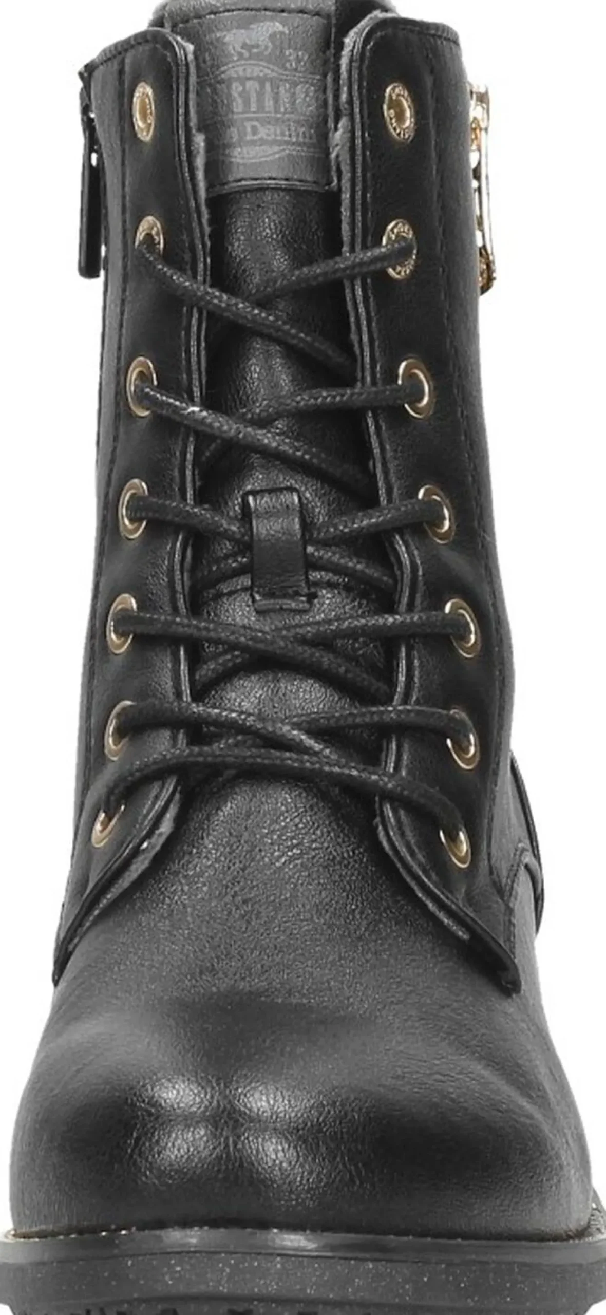 Mustang Veterschoenen Hoog Zwart New
