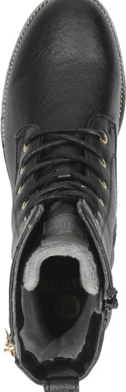 Mustang Veterschoenen Hoog Zwart New