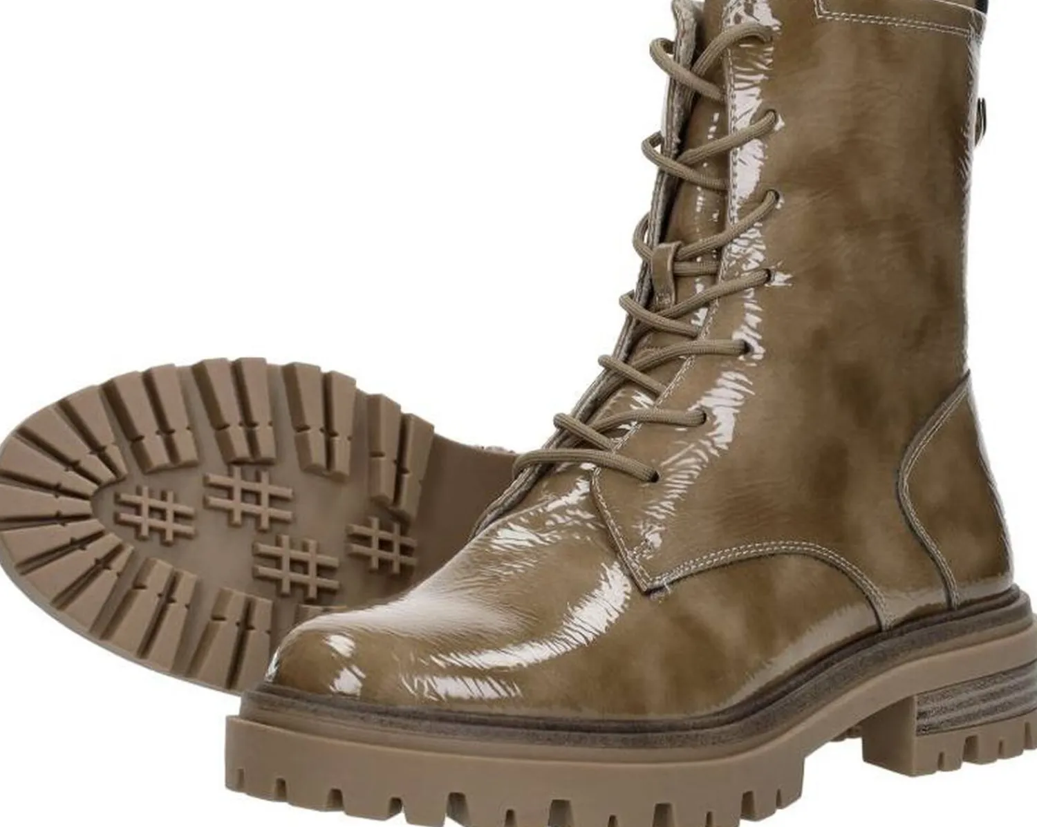 Tamaris Veterschoenen Hoog Beige Best