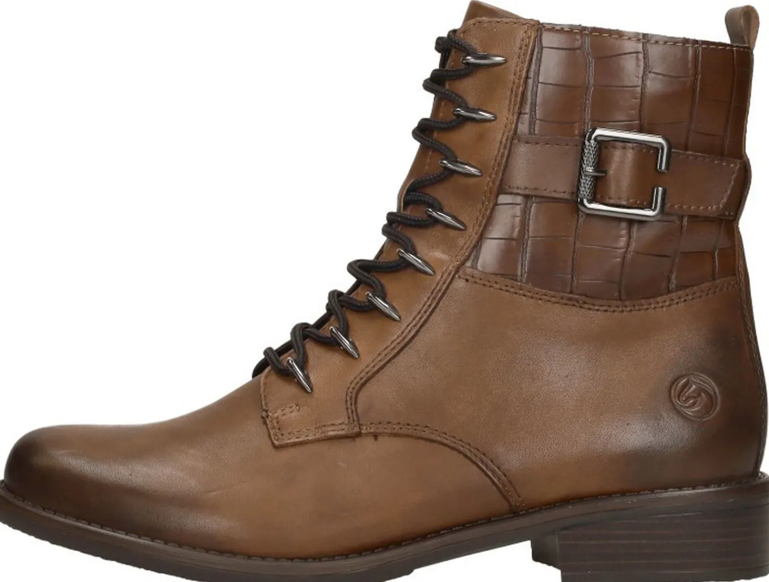 Remonte Veterschoenen Hoog Cognac Hot
