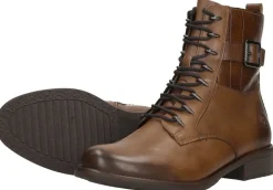 Remonte Veterschoenen Hoog Cognac Hot