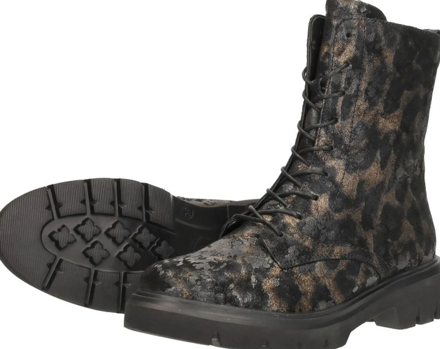 Remonte Veterschoenen Hoog Zwart Discount
