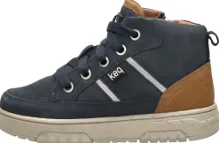 Keq Veterschoenen Hoog Blauw Fashion