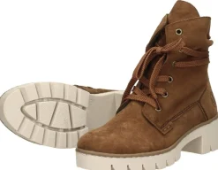 Rieker Veterschoenen Hoog Donkerbruin Hot