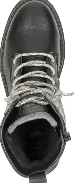 Mustang Veterschoenen Hoog Zwart Clearance