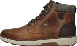 Rieker Veterschoenen Hoog Cognac New