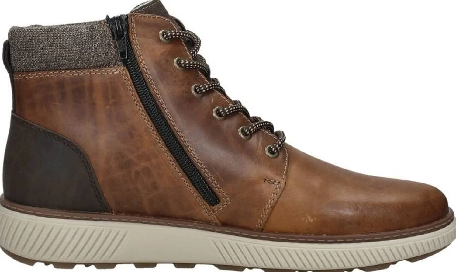 Rieker Veterschoenen Hoog Cognac New