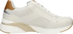 Mustang Veterschoenen Laag Gebroken wit Outlet
