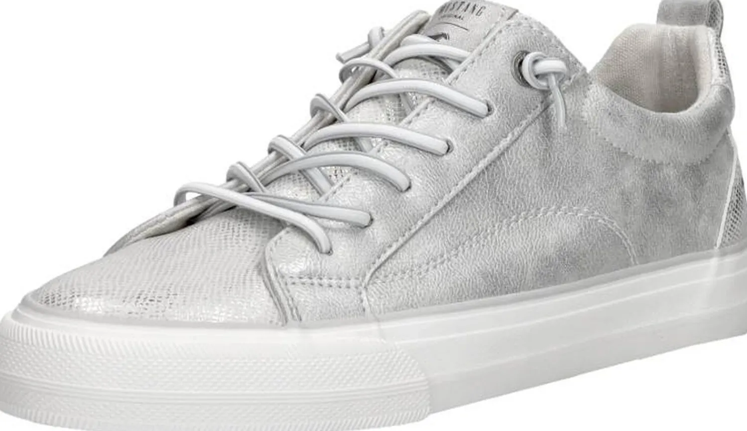 Mustang Veterschoenen Laag Zilverkleur Online